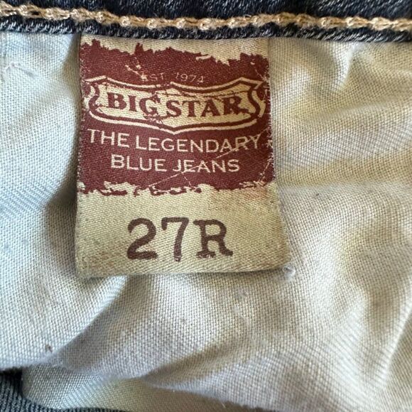 Big Star Size 27 R Inseam 30 Inches Weathered - Picture 14 of 16